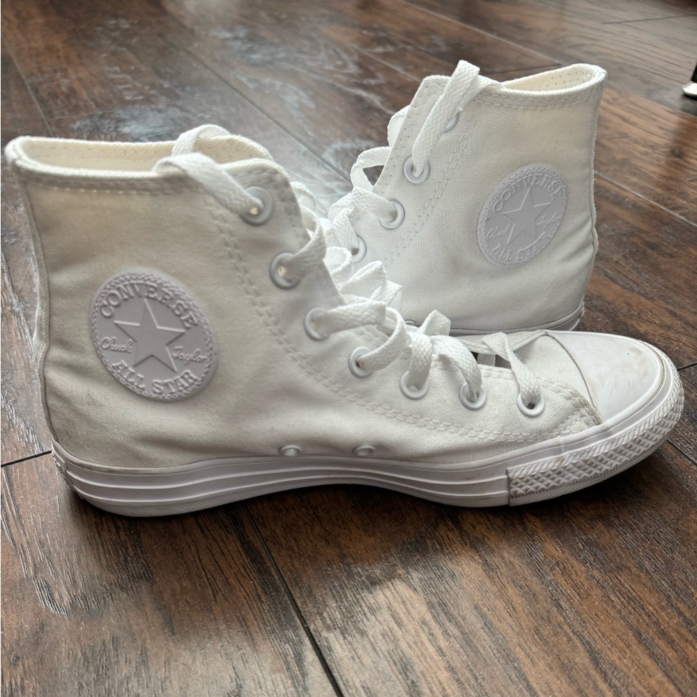 White High-Top Converse
